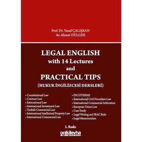 Legal English with 14 Lectures and Practical Tips Ahmet Dülger