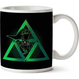 Legend of Zelda Link Green Triforce Baskılı Kupa