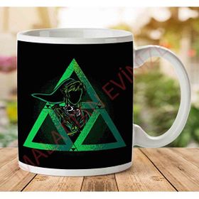 Legend of Zelda Link Green Triforce Baskılı Kupa