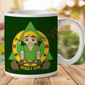 Legend of Zelda Link Hyrule Gym Baskılı Kupa