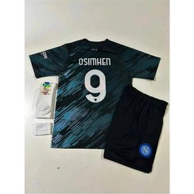 Legent Lady 4'lü Set Siyah Osimhen 2022-23 Sezonu Napoli Çocuk Forması