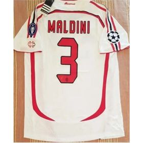 Legent Lady A.c Milan 2007 Sezonu Paolo Maldini Beyaz Özel Nostalji Forması
