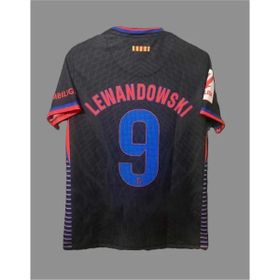 Legent Lady Barcelona 2024/25 Yeni Sezon Siyah Robert Lewandowski Deplasman Forması