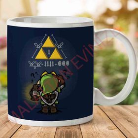 Legent of Zelda Link Tfiforce Math Baskılı Kupa