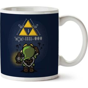 Legent of Zelda Link Tfiforce Math Baskılı Kupa
