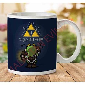 Legent of Zelda Link Tfiforce Math Baskılı Kupa