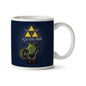 Legent of Zelda Link Tfiforce Math Baskılı Kupa