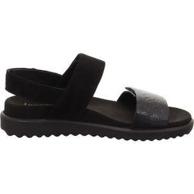 Legero 2-000242 Süet Siyah Kadın Sandalet