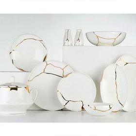 Leggno CHEP1001SET24G Chester Gold 24 Parça Yemek Takımı