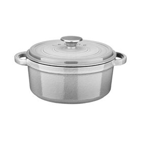 Leggno FLM4881DT20GR Gri 20 cm Majolik Döküm Derin Tencere
