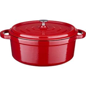 Leggno Gourmet Flame Kırmızı 20 cm Demir Döküm Derin Tencere