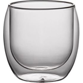 Leggno Vetro Borosilikat 100 ml Çift Camlı Espresso Bardağı