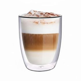 Leggno Vetro Borosilikat 300 ml Çift Camlı Latte Bardağı