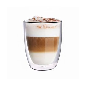 Leggno Vetro Borosilikat 300 ml Çift Camlı Latte Bardağı