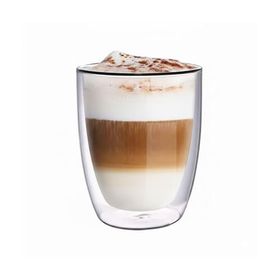 Leggno Vetro Borosilikat 300 ml Çift Camlı Latte Bardağı