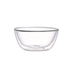 Leggno Vetro Borosilikat 350 ml Çift Camlı Kase