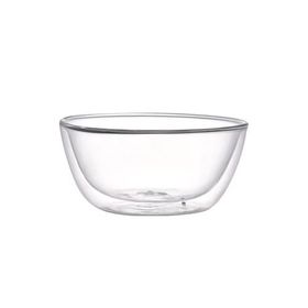 Leggno Vetro Borosilikat 350 ml Çift Camlı Kase
