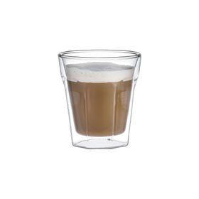 Leggno Vetro Çift Cidarlı 2'li 80 ml Espresso Bardağı