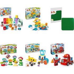 Lego 10421 + 10448 + 10460 + 10444 + 10443 + 10417 Duplo Seti 848