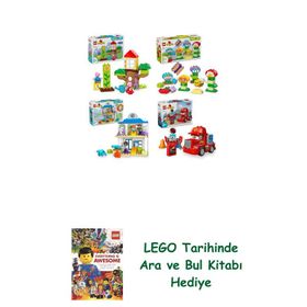 Lego 10431 + 10444 + 10449 + 10417 Duplo Seti 464