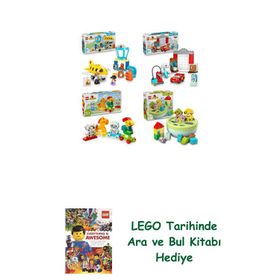 Lego 10443 + 10456 + 10412 + 10441 Duplo Seti 558