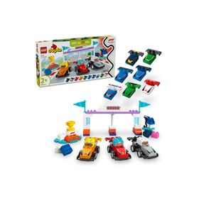 Lego 10445 Duplo 70 Parça F1 Takımı Yarış Arabaları ve Sürücüler