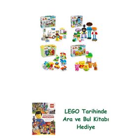 Lego 10447 + 10423 + 10439 + 10457 Duplo Seti 570