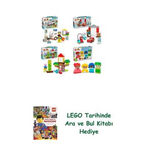 Lego 10447 + 10456 + 10431 + 10415 Duplo Seti 486
