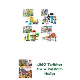 Lego 10448 + 10423 + 10431 + 10458 Duplo Seti 475