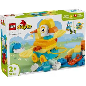 Lego 10448 58 Parça Duplo Kasabası 3’ü 1 Arada Tekerlekli Hayvanlar