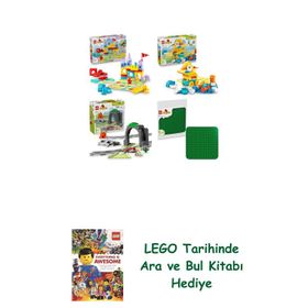 Lego 10450 + 10448 + 10425 + 10460 Duplo Seti 489