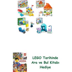 Lego 10450 + 10459 + 10967 + 10413 Duplo Seti 482
