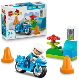 Lego 10471 Duplo Kasabası Mavi Polis Motosikleti