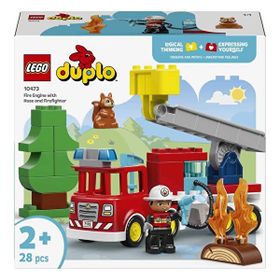 Lego 10473 Duplo Kasabası Hortumlu İtfaiye Aracı ve İtfaiyeci