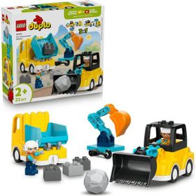 Lego 10475 Duplo Kasabası 3'ü 1 Arada İnşaat Araçları 2+ Yaş 22 Parça