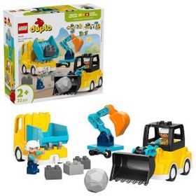 Lego 10475 Duplo Kasabası 3'ü 1 Arada İnşaat Araçları