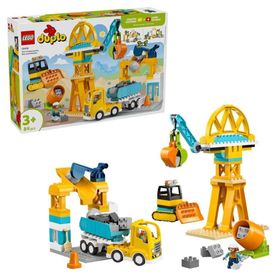 Lego 10476 Duplo Kasabası 3'ü 1 Arada İnşaat Sahası ve Araçları