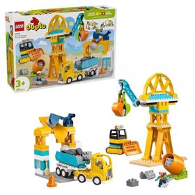 Lego 10476 Duplo Kasabası 3'ü 1 Arada İnşaat Sahası ve Araçları