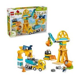 Lego 10476 Duplo Kasabası 3'ü 1 Arada İnşaat Sahası ve Araçları