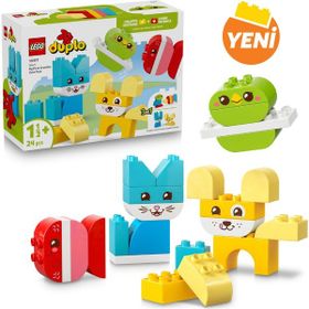 Lego 10477 Duplo İlk 3'ü 1 Arada Yaratıcı Sevimli Hayvanlar