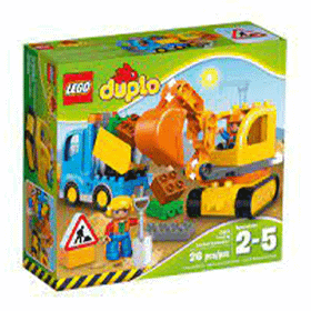 Lego 10812 Duplo Truck Excavator