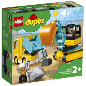 Lego 10931 Duplo Kamyon ve Paletli Kazıcı