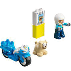 Lego 10967 Duplo Polis Motosikleti 2+ Yaş 5 Parça