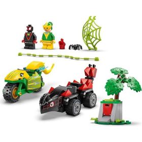 Lego 11198 124 Parça Marvel Spidey Ve İnanılmaz Arkadaşları Spin ve Electro Dinozor Aracı Takibi