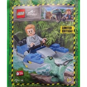 Lego 122331 Jurassic World Owen With Swamp Speeder and Raptor