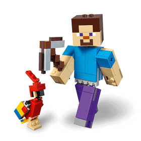 Lego 21148 Minecraft Papağanlı BigFig Steve