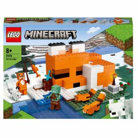 Lego 21178 193 Parça Minecraft Tilki Kulübesi The Fox Lodge