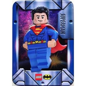 Lego 212504-1 Super Heroes Superman Metal Box Rectangular Box Version