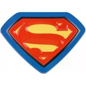 Lego 212504-2 Super Heroes Superman Metal Box Logo Shaped Box Version
