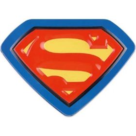 Lego 212504-2 Super Heroes Superman Metal Box Logo Shaped Box Version